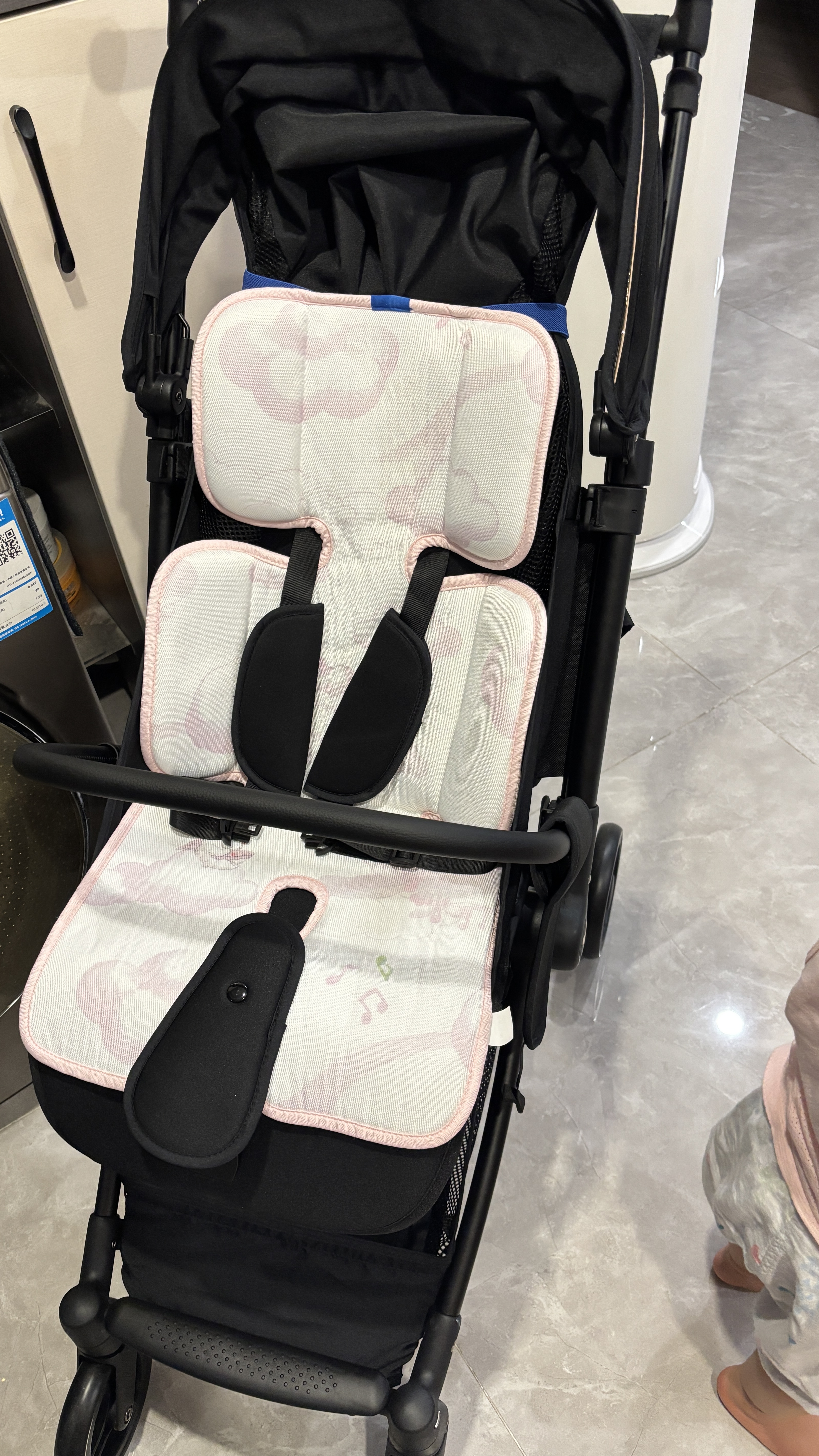 哈秀X3Pro口袋推车可坐可躺带减震婴儿车轻便折叠遛娃神器探险家黑金 实拍图