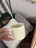 彩致（CAIZHI）马克杯家用陶瓷水杯学生泡茶杯办公室咖啡杯 奶油黄CZ6787 实拍图