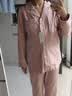十月结晶月子服产妇春秋棉产后孕妇睡衣哺乳家居服套装 粉 L码 实拍图