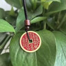 龙虎山山鬼花钱项链男士吊坠真品黄铜钱平安扣朱砂转运本命年饰品挂坠 实拍图