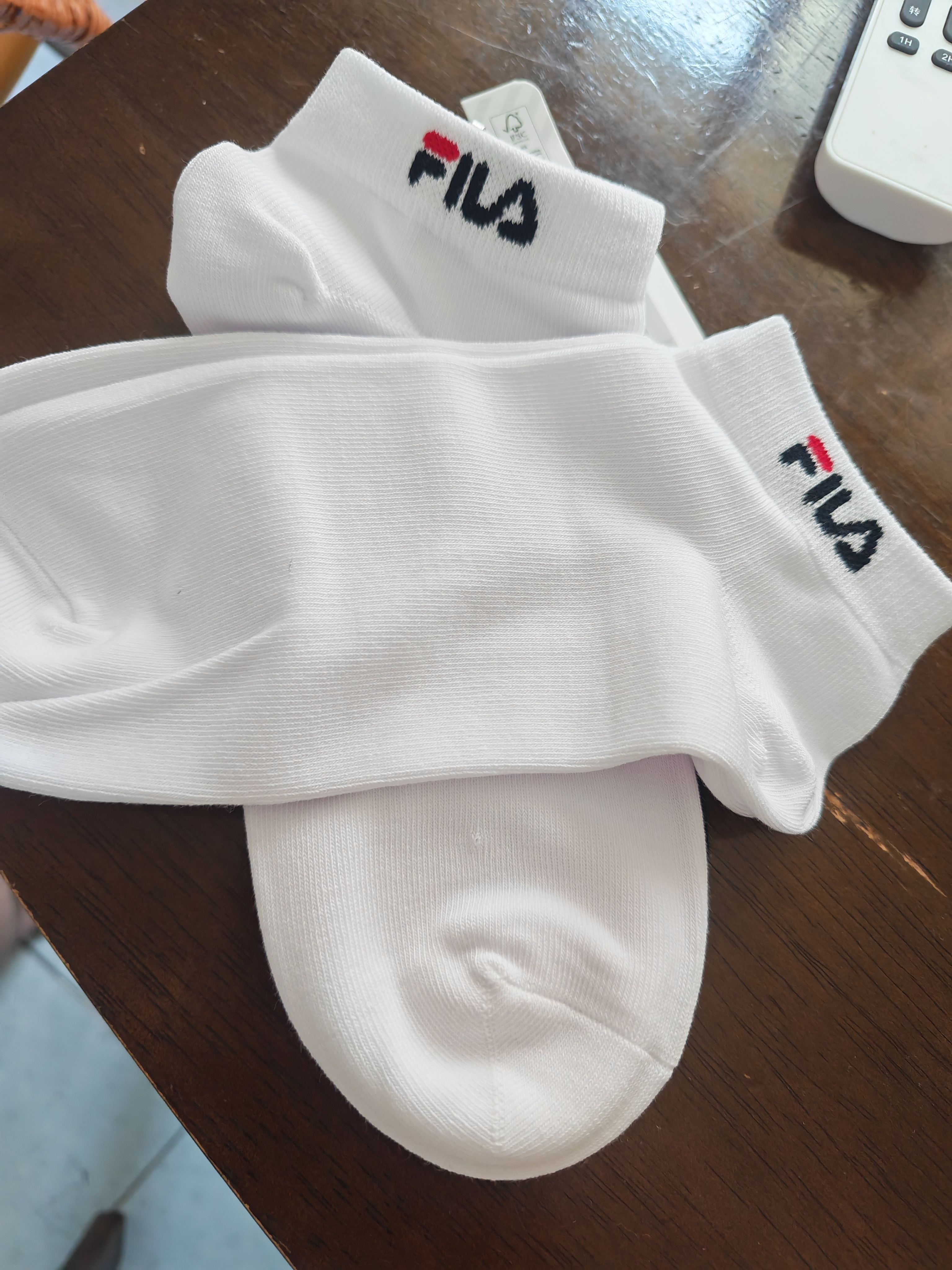 FILA 斐乐官方男袜低腰袜套装舒适运动袜短袜3双装袜 实拍图