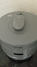 美的（Midea）0涂层精钢厚釜电压力锅5L双胆全自动智能预约家用煲汤煮饭煲MY-C5856G高压锅4-6人 实拍图