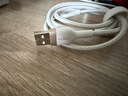贝尔金（BELKIN） USB-IF认证Type-C轻柔编织快充线适用于苹果iPhone 15 Pro Max车载CarPlay充电数据线 USB-A转Type-c 1米白色 实拍图