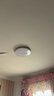 惠普精工led卧室吸顶灯三防灯超薄简约儿童书房餐厅阳台过道灯具37CM白光 实拍图