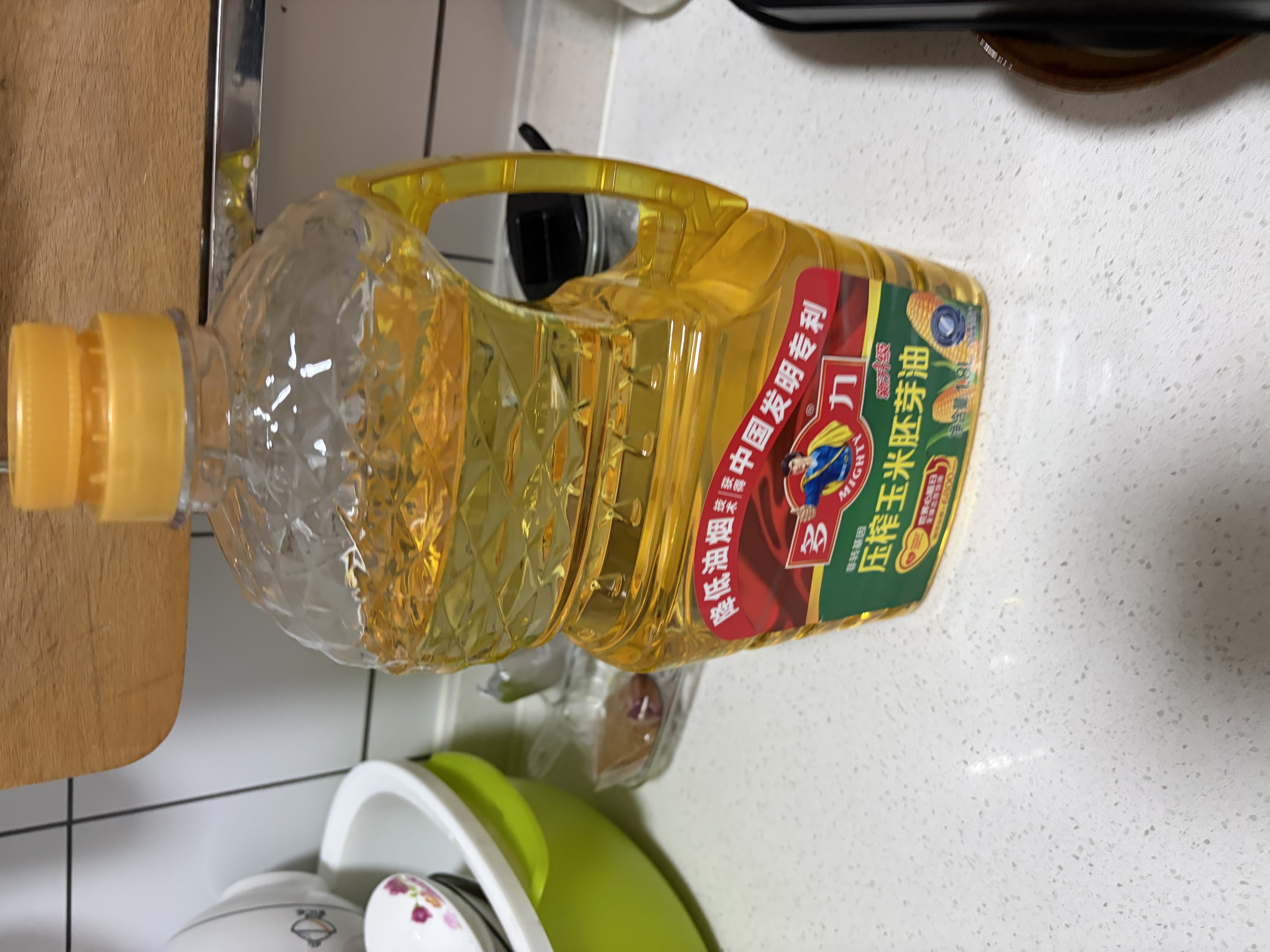 多力压榨玉米胚芽油1.8L 非转基因食用油 玉米油 实拍图