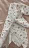 婧麒（JOYNCLEON）新生儿婴儿衣服秋冬夹棉满月纯棉初生宝宝春装连体衣a类爬服 实拍图