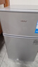 日普（RIPU）小冰箱迷你小型双门家用一级能效宿舍出租房办公室节能省电冷藏冷冻电冰箱 【店长推荐】58升银色【小巧不占地】 实拍图