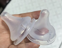 贝亲（Pigeon）自然实感第3代启衔奶嘴 宽口径奶嘴 S号-1只装  1个月以上 BA130 实拍图