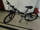 京东京造 XC350山地自行车铝合金禧玛诺21速油压碟刹成年人学生15寸时空银 实拍图