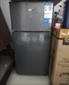 奥克斯小冰箱家用小型迷你冷藏冷冻两用出租房宿舍用节能省电寝室办公室电冰箱 【净化去味】126银色【高效保鲜 铜管速冷】22L 实拍图