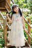 女童裙子夏薄款2026新款夏季儿童碎花裙夏装小女孩洋气公主连衣裙 郁金香裙子 150 实拍图