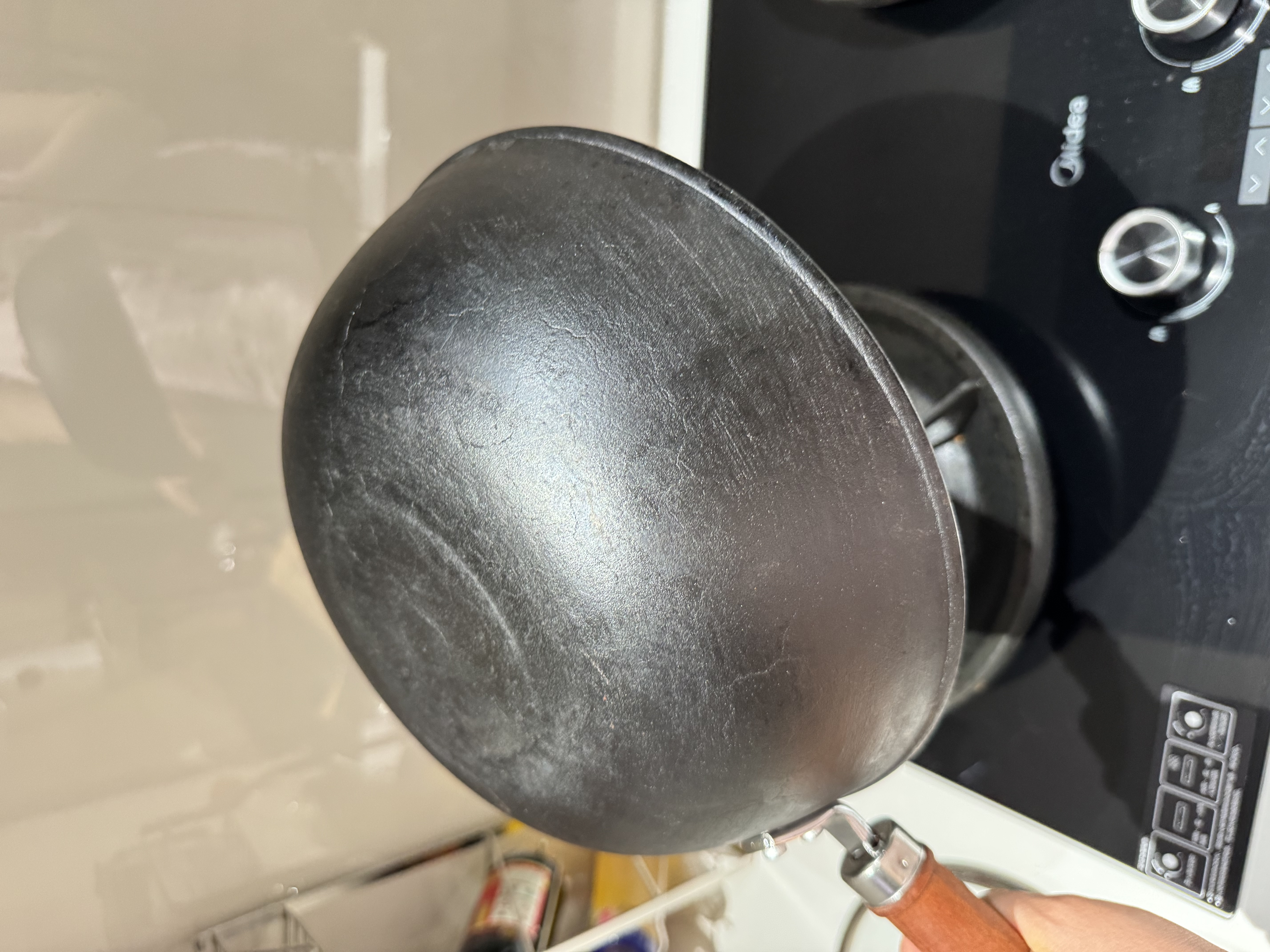 王源吉小铁锅老式生铁铸铁锅一人食小炒锅炒菜锅迷你平底锅26cm 实拍图