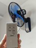 美的（Midea）【五叶飓风】工业遥控壁扇/挂壁式商居两用金属扇120°广角摇头定时电风扇工厂通风吊扇 FW40-11AR 实拍图