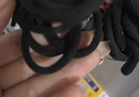 【强拉不断】高弹力耐用ins马尾无接缝皮筋扎头发简约发圈头绳 黑色20根特惠装 实拍图