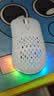 AOC GM530无线蓝牙三模鼠标 激光鼠标 电竞游戏鼠标RGB背光 可替换上盖左右键微动 电脑办公鼠标 白色 实拍图