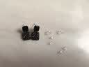 BJYLS999纯银针雪花耳钉女养耳洞流苏耳线足银针耳环2026轻奢高级耳饰 【999足银耳链】雪花耳线一对 实拍图