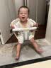 哈森熊秋千室内儿童户外婴儿宝宝婴幼儿家用荡秋千吊座小月龄吊椅免打孔 米白秋千＋安全带＋防凹坐垫 实拍图