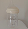十月结晶奶瓶玻璃新生儿防胀气奶瓶婴儿泡喝奶粉240mL（自带L奶嘴）6个月+ 实拍图