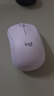 罗技（Logitech）M221 轻音鼠标 无线鼠标 办公鼠标 对称鼠标 带无线微型接收器 米白色 实拍图