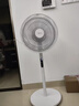 美的（Midea）【飓风节能】七叶柔风立式电风扇/家用轻音落地扇/台式小型风扇/大风力遥控定时摇头风扇 SAH35BSJ 实拍图