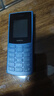 诺基亚（NOKIA）新105 4G 全网通移动联通电信 老人老年按键直板学生儿童备用戒网手机 双卡双待  蓝色 实拍图