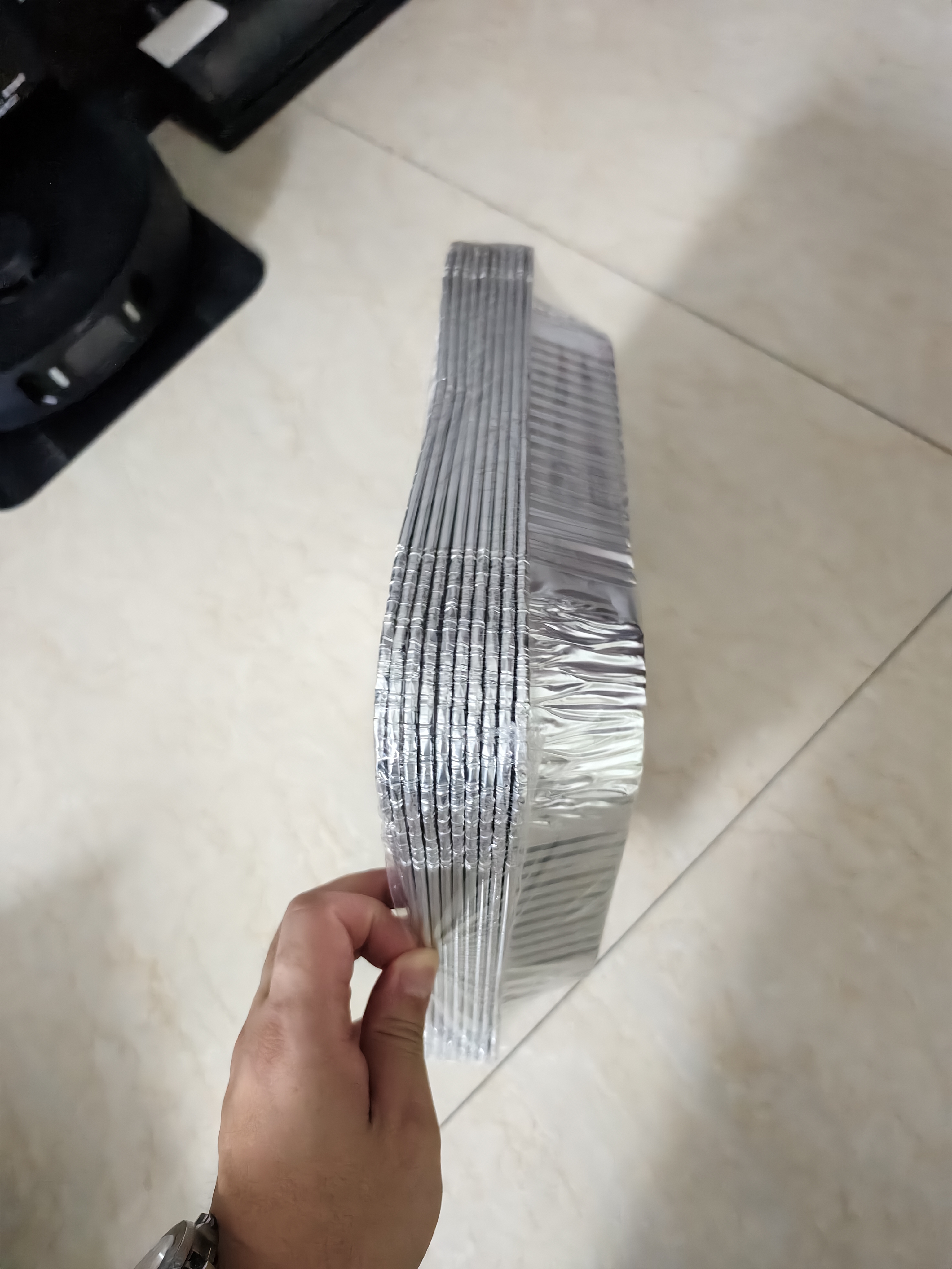 炊大皇 烧烤锡纸盘3L10个 烤鱼烤肉一次性锡纸盒铝箔盒烘焙烤箱露营野餐 实拍图