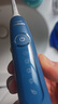 飞利浦（PHILIPS）【七夕情人节礼物】声波电动牙刷钻石3系 5倍洁齿5种模式 洁净亮白2刷头 送男士/女友 HX5181/02蓝 实拍图
