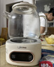美的（Midea）0胶水全玻璃全自动养生壶煮茶壶母婴调奶器烧水壶恒温电热水壶煮茶器花茶壶1.2L MK-YS12B103 实拍图