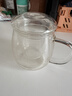 GLASSLOCK水杯双层玻璃杯家用茶杯耐冷热带把手防烫办公室隔热咖啡杯290ml 实拍图