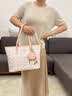 纪诗哲轻奢包包女包2026年新款单肩包女士手提托特包生日礼物送女友老婆 粉色｜配猫爪零钱包｜品牌礼盒装 女生包包洋气小众时尚百搭高级感实用情人节纪念日礼物 实拍图