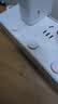 德力西（DELIXI）插座带安全保护门/新国标插座排插/插线板/接线板 加粗铜线 纯白基础多孔长线 分控 三位五孔1米【新国标】 实拍图