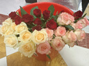 京东鲜花玫瑰花随机颜色30枝(2-3种颜色)40cm鲜切花生活花束山东源头直发 实拍图