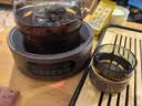 忆壶茶煮茶壶玻璃茶具套装煮茶器煮茶炉套装家用电陶炉围炉煮茶套装 【黑色7件套】1100ml壶+1500w木纹炉+4杯+茶盘 实拍图