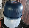 绞肉机小型打蒜器家用绞蒜切蒜器多功能辅食料理机电动蒜泥神器蒜蓉机自动切菜机压蒜器 宝蓝色- 0.26L （升级大电机） 实拍图