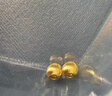 温亭A款足金999金珠黄金小金珠金豆古法金珠DIY配件散珠转运珠3mm金珠 3mm金珠 多颗约0.2g 实拍图