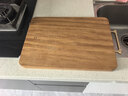 京东京造 菜板 砧案板实木整木厨房家用切菜板【金丝*柚木】40*28*2.5cm 实拍图