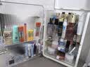京东京造化妆品收纳盒 特大容量桌面梳妆台 护肤品首饰收纳盒防尘置物架 实拍图