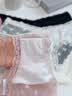 有棵树女士内裤女生2026新款丝滑缎面性感蕾丝10A桑丝抑菌速干三角短裤 实拍图
