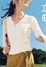 蕉下（beneunder）防晒衣女外套凉感修身短款辣妹防紫外线女AL119椰米白M 实拍图