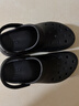 卡骆驰（CROCS）新款厚底云朵洞洞鞋送女友礼物206750 黑色   38-39 实拍图