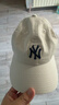NEW ERA纽亦华MLB男女情侣NY棒球帽子弯檐遮阳软顶鸭舌帽子NE920 14201618-米白色 纽约洋基队 OSFM 实拍图