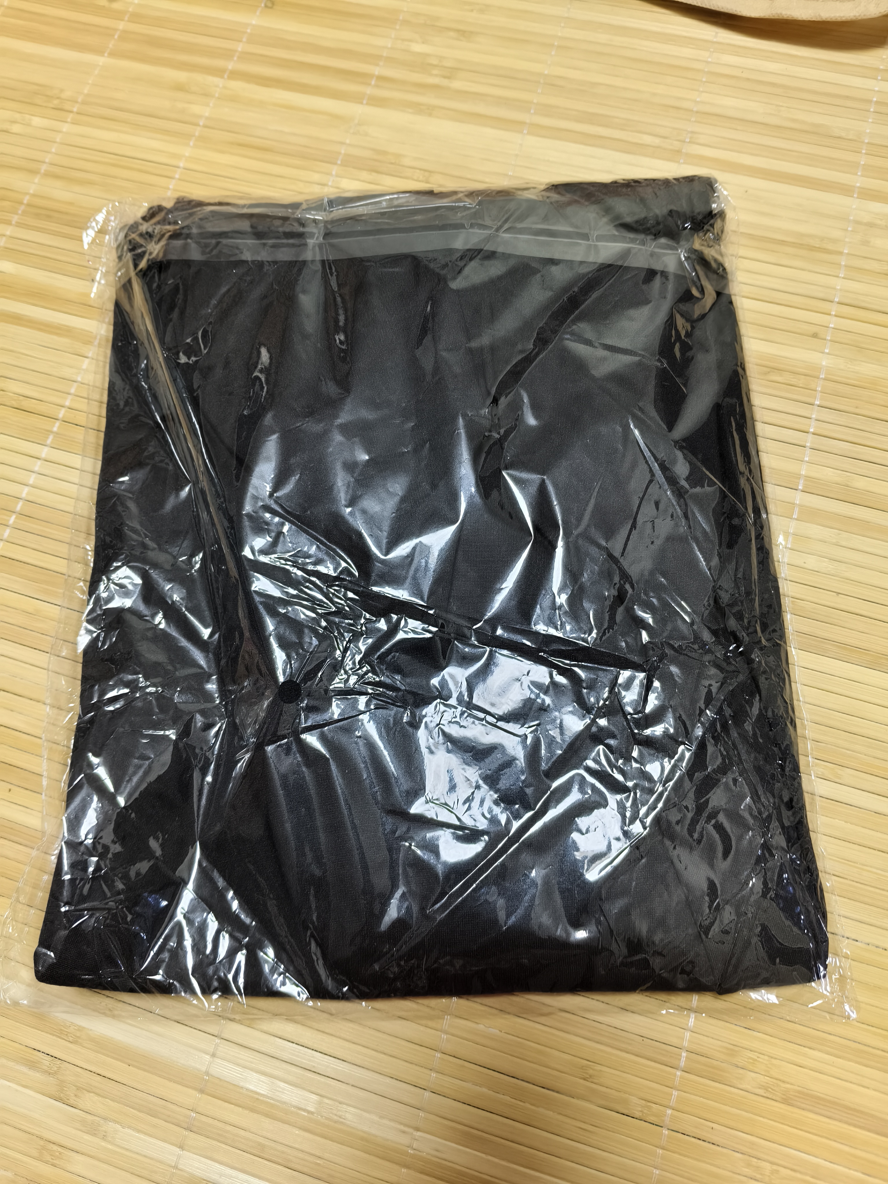 运动透气男士T恤夏季网眼短袖速干冰丝舒适跑步干活不闷汗CJDP 【网眼】短袖-黑色 3XL 实拍图