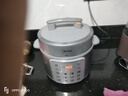 美的（Midea）有钛青瓷0涂层营养蒸电压力锅5L 智能预约多功能一体高压电饭锅MY-E5811G家用4-6人开盖火锅电饭煲 实拍图