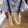 戴维贝拉（DAVE＆BELLA）儿童生日礼服套装男孩演出服宝宝背带裤【领结有两种 随机发货】 实拍图