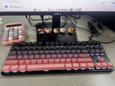 惠普（HP）GK200机械键盘有线办公游戏键盘 20种背光灯效 87键电竞键盘鼠标套装电脑外设键鼠 侧刻黑莓粉【茶轴】白光 实拍图