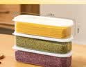 禧天龙塑料保鲜盒密封零食水果干货储物盒冰箱收纳整理盒子 2L  3个 实拍图