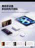 VENIDER【热销1000W+丨2026新款超级快充】充电宝国家3C安全认证可上飞机高铁小巧自带双线适用于苹果华为 【云朵白-升级Pro版丨自带线10000mAh】 Mini便携大容量丨最新国标3C 实拍图