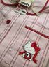 野兽派家居（tbh）三丽鸥Hello Kitty天丝棉家居服套装软棉棉四季条纹睡衣 短款  XS 实拍图