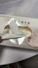 乌斯京一次性手套丁腈手套100只中码橡胶食品级加厚耐用厨房防护丁晴白 实拍图
