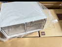 得力（deli）三格桌面收纳盒 抽屉式办公室书桌用品文具文件分类多层储物盒宿舍化妆品首饰整理盒白色PK112 实拍图